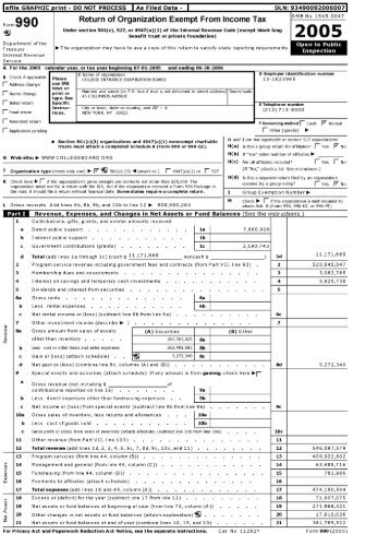College Entrance Examination Board IRS Form 990 for Tax Year ...