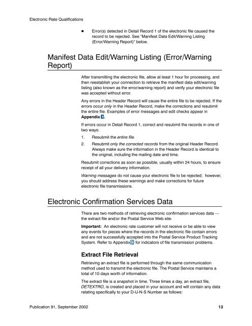 Publication 91 - Confirmation Services Technical Guide