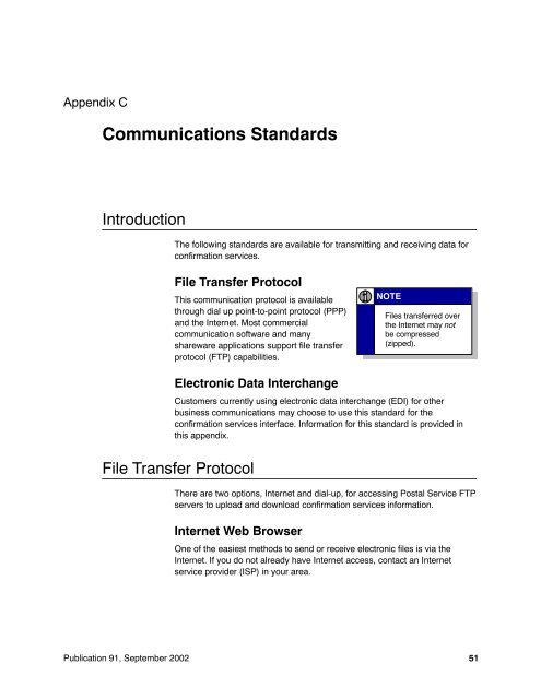 Publication 91 - Confirmation Services Technical Guide