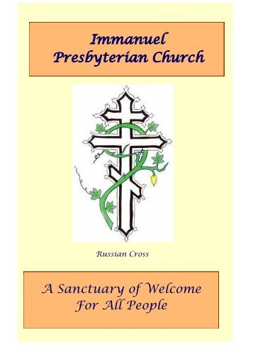 A Sanctuary of Welcome For All People - Immanuel Presbyterian ...