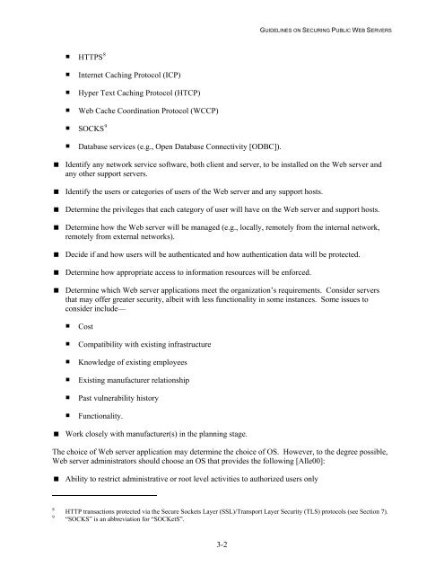 NIST 800-44 Version 2 Guidelines on Securing Public Web Servers