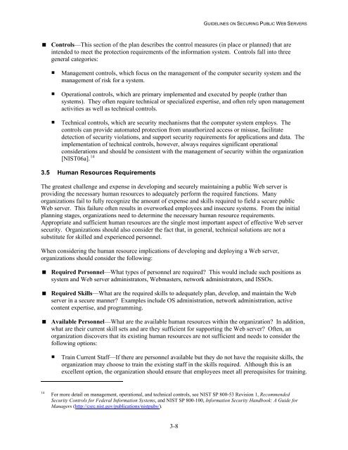 NIST 800-44 Version 2 Guidelines on Securing Public Web Servers