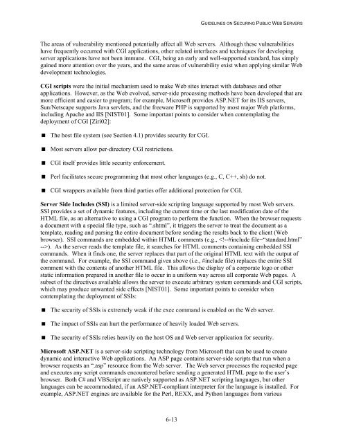 NIST 800-44 Version 2 Guidelines on Securing Public Web Servers