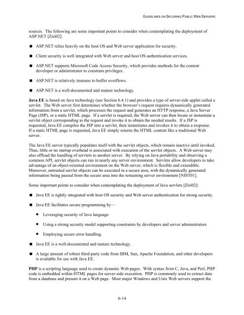 NIST 800-44 Version 2 Guidelines on Securing Public Web Servers