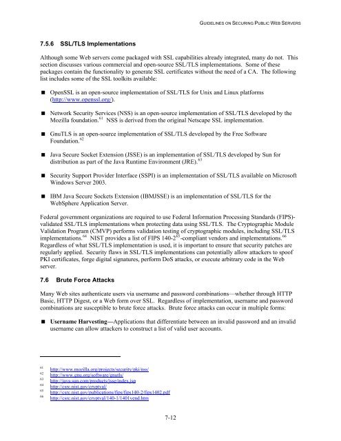 NIST 800-44 Version 2 Guidelines on Securing Public Web Servers