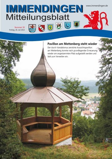 Mitteilungsblatt KW30 - Immendingen