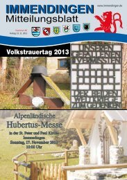 Mitteilungsblatt KW46 - Immendingen