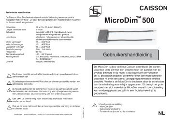 CAISSON Microdim 500