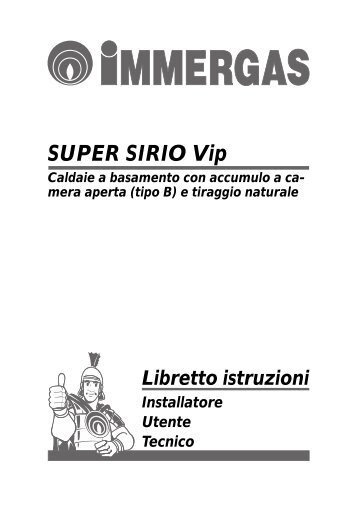 SUPER SIRIO Vip - Immergas