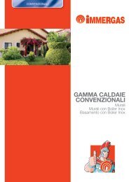 GAMMA CALDAIE CONVENZIONALI