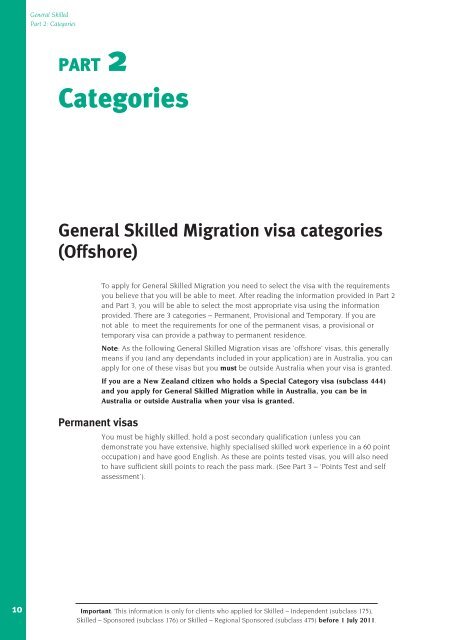 Booklet 6 - Department of Immigration & Citizenship