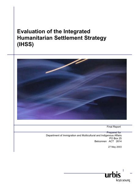 Evaluation of the Integrated Humanitarian Settlement Strategy (IHSS)