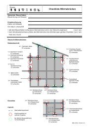 Checkliste Wärmebrücken