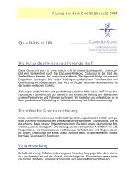 Qualitätspolitik - Caduceus Klinik