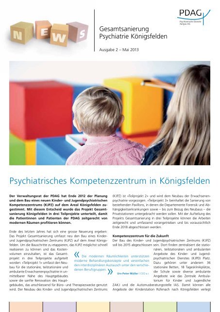 Projektnewsletter Gesamtsanierung Psychiatrie Königsfelden ...