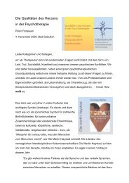 Die Qualitäten des Herzens in der Psychotherapie - Caduceus Klinik