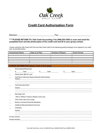 cc authorization form
