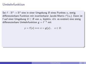 Umkehrfunktion - imng