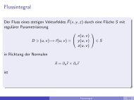 Flussintegral - imng