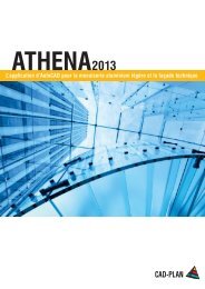 L'actuelle brochure ATHENA (PDF 1 6 MB - CAD-PLAN Gmbh