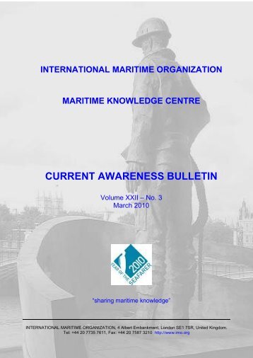 CURRENT AWARENESS BULLETIN - IMO