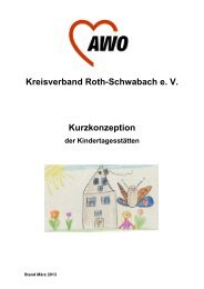 Kurzkonzeption - AWO Kreisverband Roth-Schwabach