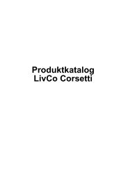 Produktkatalog LivCo Corsetti