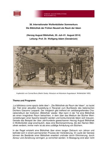 Deutsch - Herzog August Bibliothek Wolfenbüttel