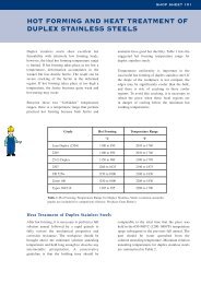 101: Hot forming and heat treatment of duplex stainless steels - IMOA