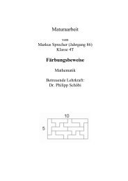 Maturaarbeit FÃ¤rbungsbeweise - Schweizer Mathematik-Olympiade