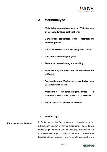 d iMOVE-Marktstudie Tschechien 2003 - Imove-germany.com