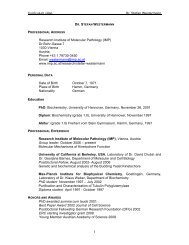 Scientific CV in PDF format - IMP