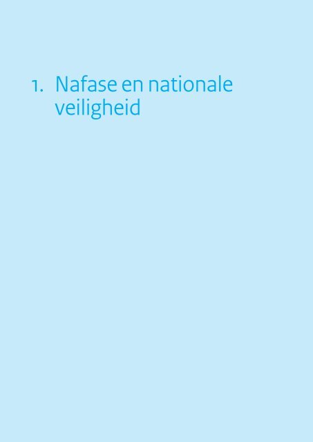 Richting geven aan de laatste schakel: de nafase - Impact