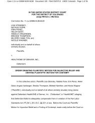 order granting motion for injunctive relief - Impact Litigation Journal