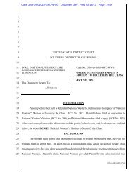 order denying motion to decertify - Impact Litigation Journal