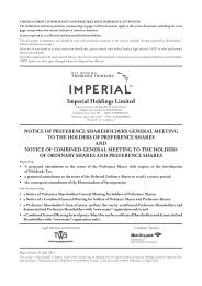 Imperial Holdings Limited