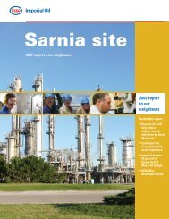 Sarnia site - Imperial Oil