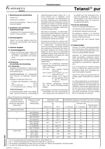 Tetanol pur - Impfkritik.de