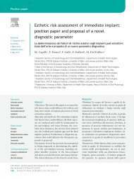 Esthetic risk assessment of immediate implant - Implantologia Italia