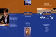 Der Wertbrief - Calenberger Kreditverein