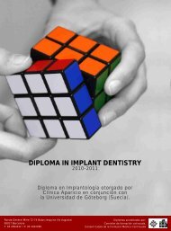 DIPLOMA IN IMPLANT DENTISTRY - Implantologia Italia