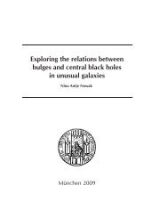 Exploring the relations between bulges and central black holes in ...