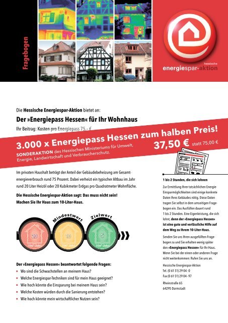 Fragebogen Hessische Energiespar Aktion