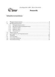 Sensorik - Institut fÃ¼r Mess- und Regelungstechnik - Leibniz ...