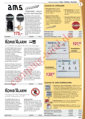 Alarmanlagen und Gaswarner - IMS Kirrweiler