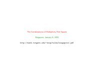 The Combinatorics of Multiplicity Free Spaces