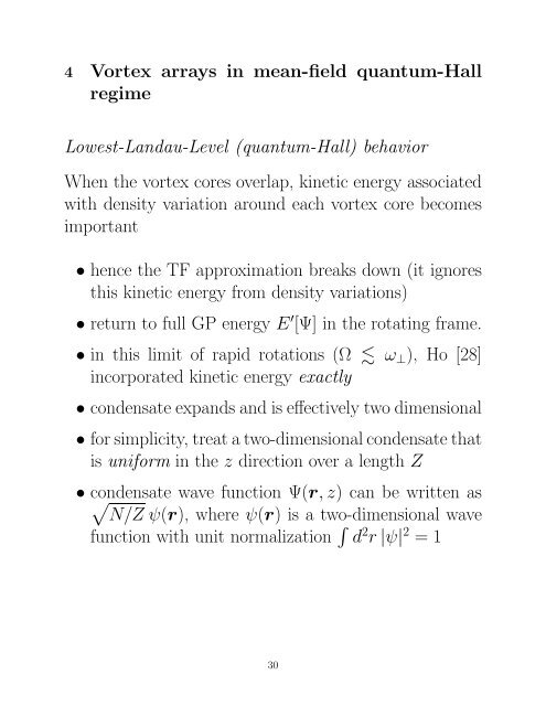 Rapidly rotating Bose-Einstein condensatesâ Alexander Fetter ...