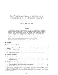 Stein's method, Malliavin calculus and infinite-dimensional Gaussian
