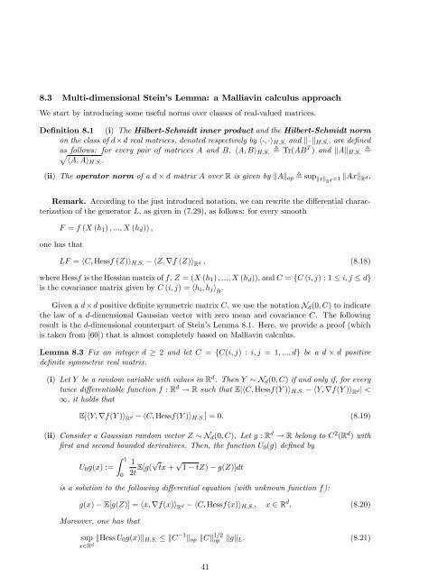 Stein's method, Malliavin calculus and infinite-dimensional Gaussian
