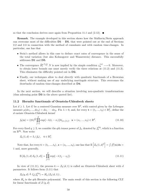Stein's method, Malliavin calculus and infinite-dimensional Gaussian